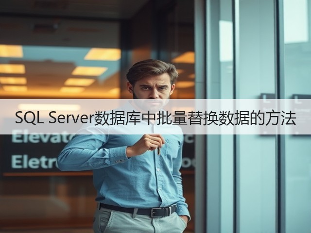 SQL Server数据库中批量替换数据的方法(图2) SQL Server数据库中批量替换数据的方法(图2)
