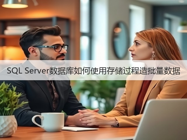 SQL Server数据库如何使用存储过程造批量数据(图2)