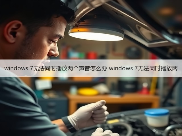windows 7无法同时播放两个声音怎么办 windows 7无法同时播放两(图3) windows 7无法同时播放两个声音怎么办 windows 7无法同时播放两(图3)