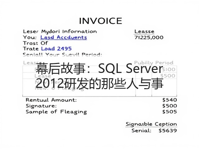 幕后故事:SQL Server 2012研发的那些人与事(图3) 幕后故事:SQL Server 2012研发的那些人与事(图3)