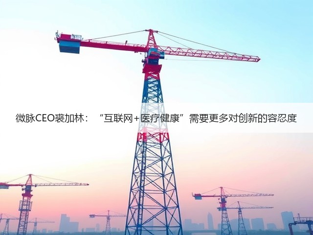 微脉CEO裘加林:“互联网+医疗健康”需要更多对创新的容忍度(图1) 微脉CEO裘加林:“互联网+医疗健康”需要更多对创新的容忍度(图1)