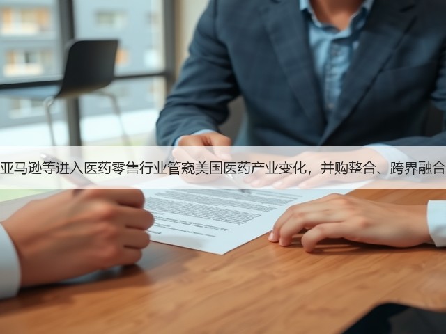 从微软、亚马逊等进入医药零售行业管窥美国医药产业变化，并购整合、跨界融合时机已到(图1)