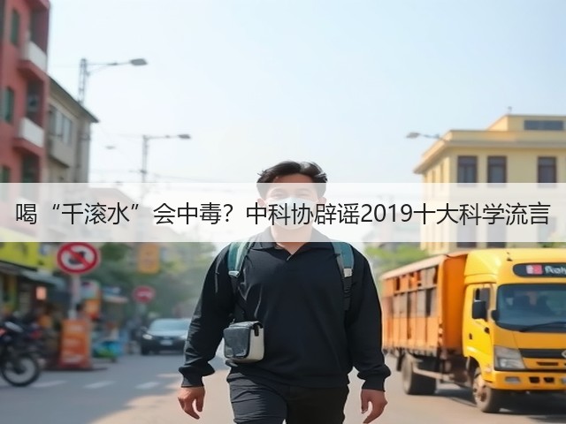 喝“千滚水”会中毒?中科协辟谣2019十大科学流言(图2) 喝“千滚水”会中毒?中科协辟谣2019十大科学流言(图2)