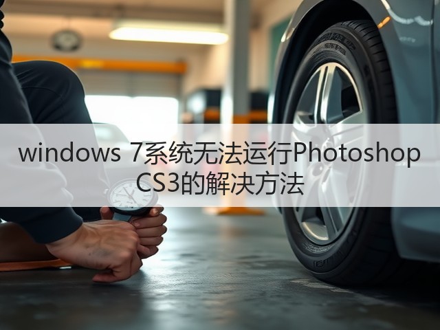 windows 7系统无法运行Photoshop CS3的解决方法(图2)
