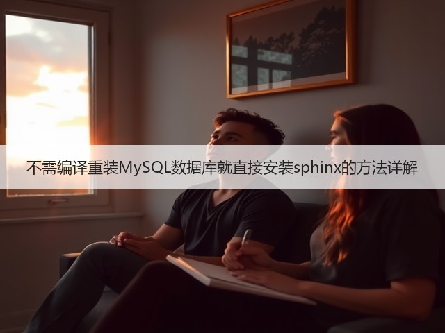 不需编译重装MySQL数据库就直接安装sphinx的方法详解(图1) 不需编译重装MySQL数据库就直接安装sphinx的方法详解(图1)