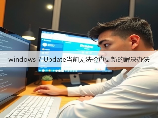 windows 7 Update当前无法检查更新的解决办法(图1)