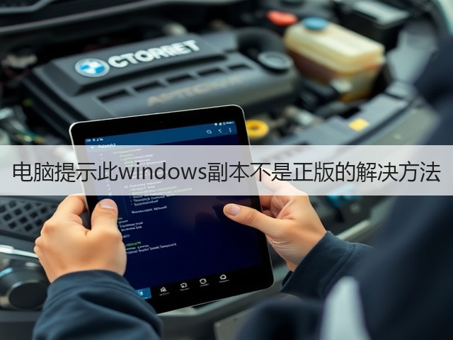 电脑提示此windows副本不是正版的解决方法(图1) 电脑提示此windows副本不是正版的解决方法(图1)
