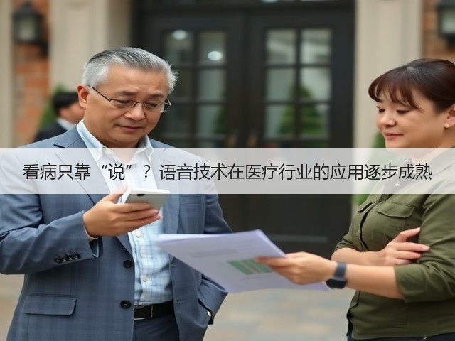 看病只靠“说”?语音技术在医疗行业的应用逐步成熟(图1) 看病只靠“说”?语音技术在医疗行业的应用逐步成熟(图1)