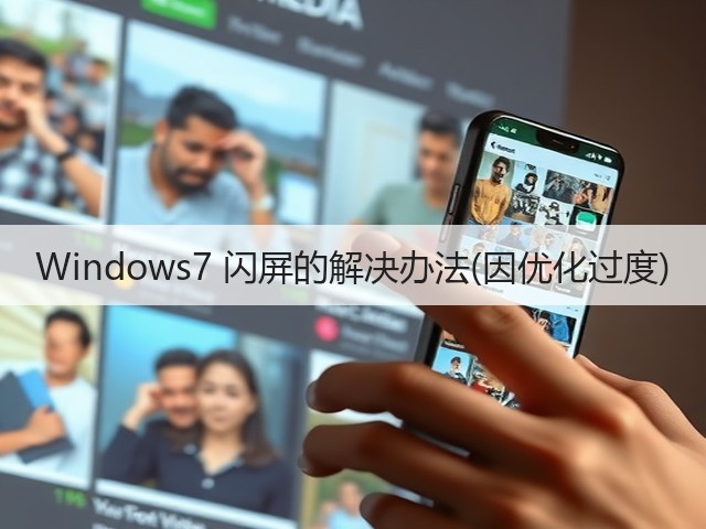 Windows7 闪屏的解决办法(因优化过度)(图3)