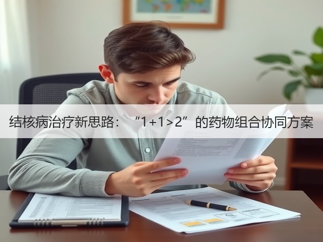 结核病治疗新思路：“1+1>2”的药物组合协同方案(图1)