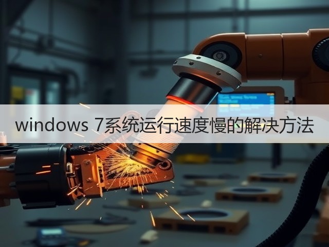 windows 7系统运行速度慢的解决方法(图1) windows 7系统运行速度慢的解决方法(图1)