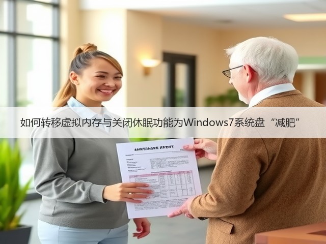 如何转移虚拟内存与关闭休眠功能为Windows7系统盘“减肥”(图2) 如何转移虚拟内存与关闭休眠功能为Windows7系统盘“减肥”(图2)