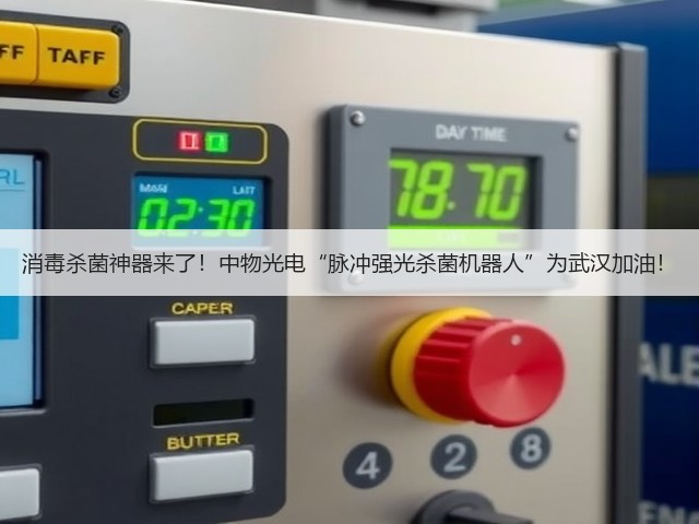 消毒杀菌神器来了！中物光电“脉冲强光杀菌机器人”为武汉加油！(图2)