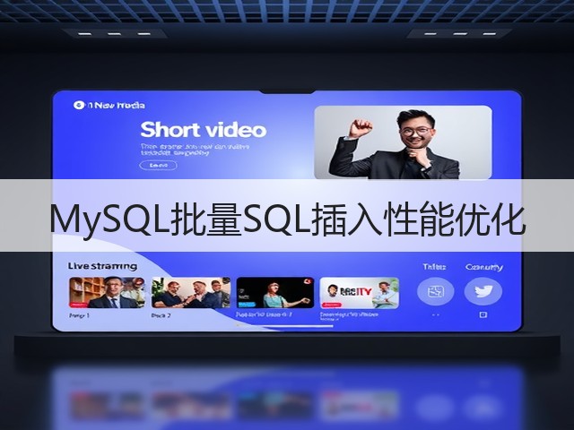 MySQL批量SQL插入性能优化(图1)