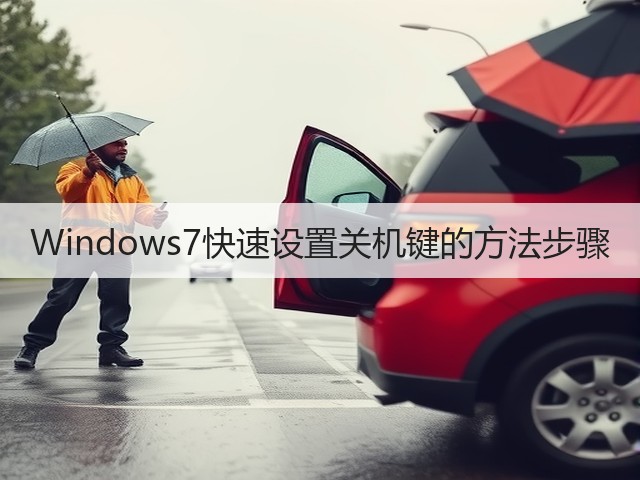 Windows7快速设置关机键的方法步骤(图3)