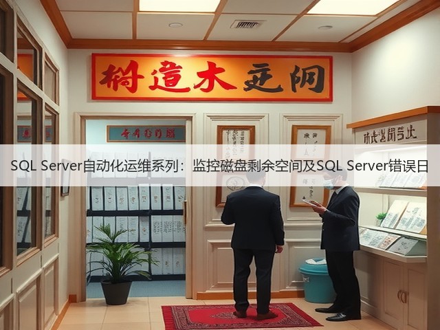 SQL Server自动化运维系列：监控磁盘剩余空间及SQL Server错误日(图3)