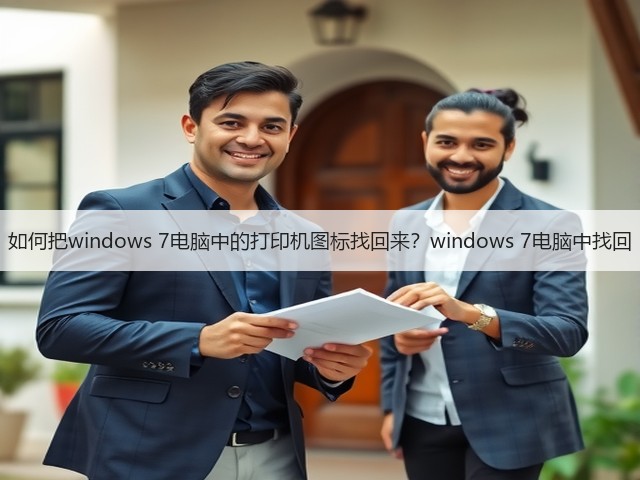 如何把windows 7电脑中的打印机图标找回来?windows 7电脑中找回(图1) 如何把windows 7电脑中的打印机图标找回来?windows 7电脑中找回(图1)