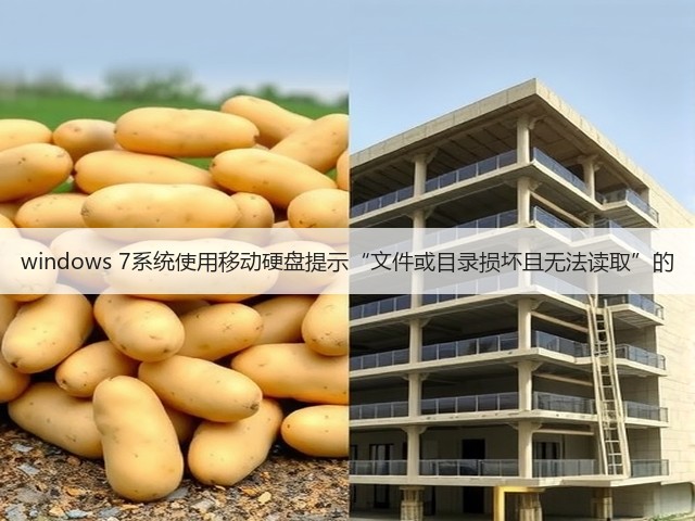 windows 7系统使用移动硬盘提示“文件或目录损坏且无法读取”的(图2) windows 7系统使用移动硬盘提示“文件或目录损坏且无法读取”的(图2)