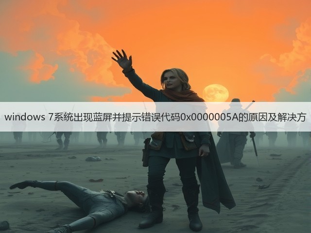 windows 7系统出现蓝屏并提示错误代码0x0000005A的原因及解决方(图2)
