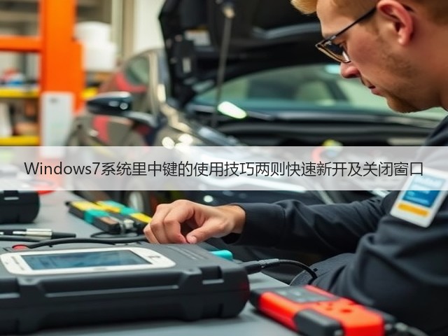 Windows7系统里中键的使用技巧两则快速新开及关闭窗口(图1)