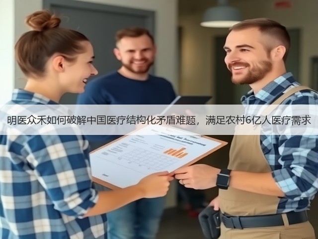 明医众禾如何破解中国医疗结构化矛盾难题,满足农村6亿人医疗需求(图1) 明医众禾如何破解中国医疗结构化矛盾难题,满足农村6亿人医疗需求(图1)