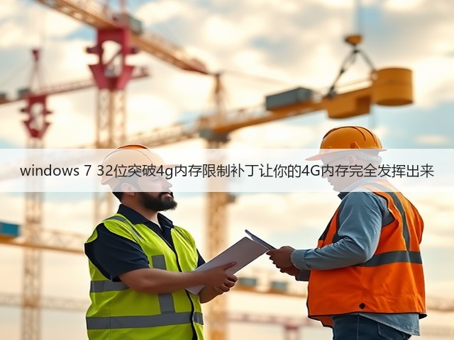 windows 7 32位突破4g内存限制补丁让你的4G内存完全发挥出来(图3) windows 7 32位突破4g内存限制补丁让你的4G内存完全发挥出来(图3)