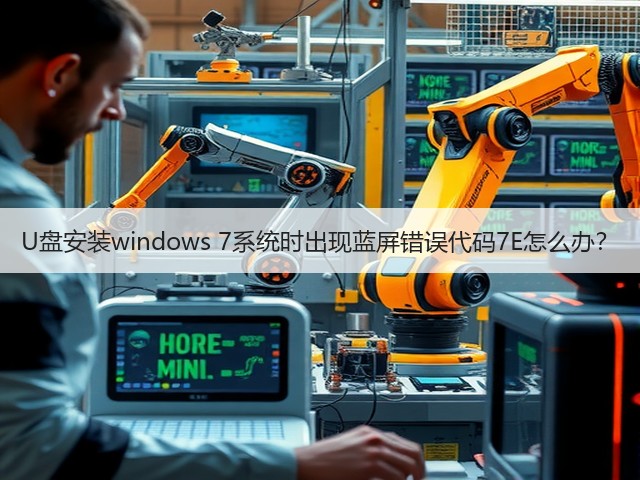 U盘安装windows 7系统时出现蓝屏错误代码7E怎么办?(图3) U盘安装windows 7系统时出现蓝屏错误代码7E怎么办?(图3)