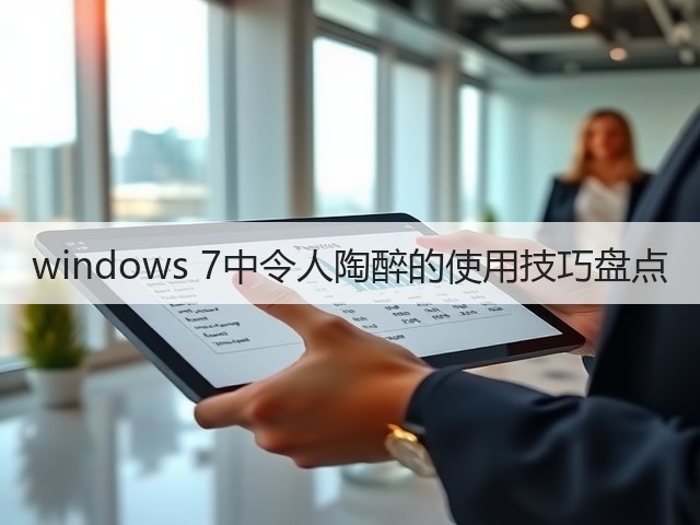 windows 7中令人陶醉的使用技巧盘点(图2) windows 7中令人陶醉的使用技巧盘点(图2)