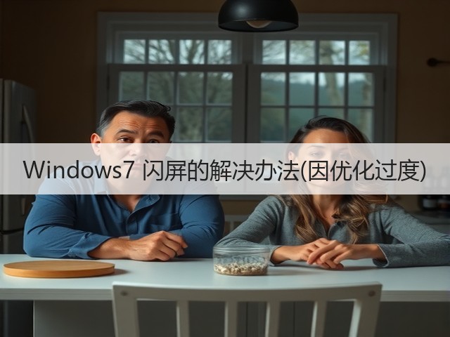 Windows7 闪屏的解决办法(因优化过度)(图2)