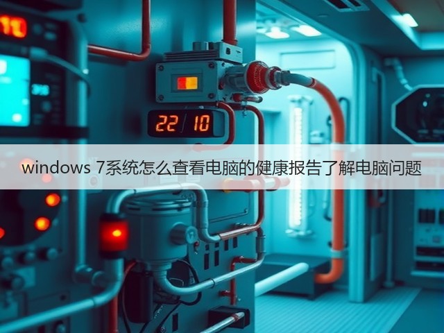 windows 7系统怎么查看电脑的健康报告了解电脑问题(图2)