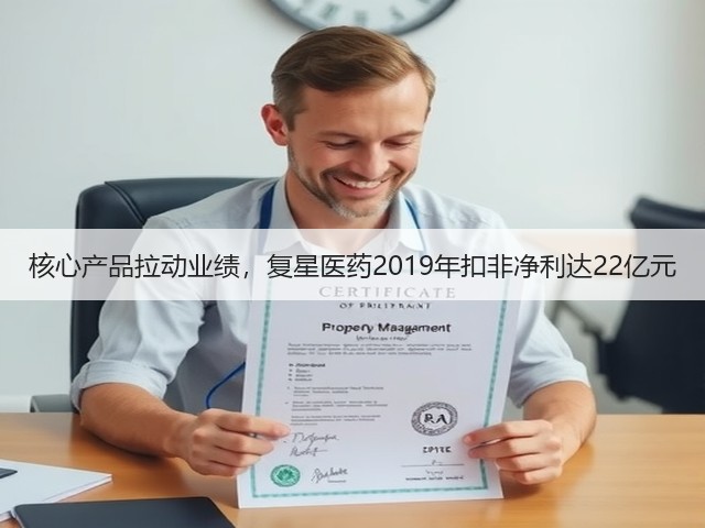 核心产品拉动业绩,复星医药2019年扣非净利达22亿元(图3) 核心产品拉动业绩,复星医药2019年扣非净利达22亿元(图3)