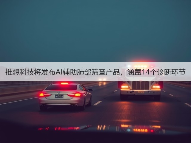 推想科技将发布AI辅助肺部筛查产品,涵盖14个诊断环节(图1) 推想科技将发布AI辅助肺部筛查产品,涵盖14个诊断环节(图1)