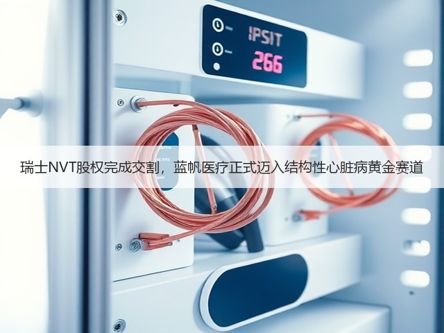 瑞士NVT股权完成交割,蓝帆医疗正式迈入结构性心脏病黄金赛道(图3) 瑞士NVT股权完成交割,蓝帆医疗正式迈入结构性心脏病黄金赛道(图3)