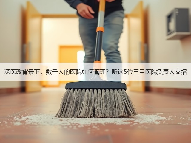 深医改背景下,数千人的医院如何管理?听这5位三甲医院负责人支招(图2) 深医改背景下,数千人的医院如何管理?听这5位三甲医院负责人支招(图2)