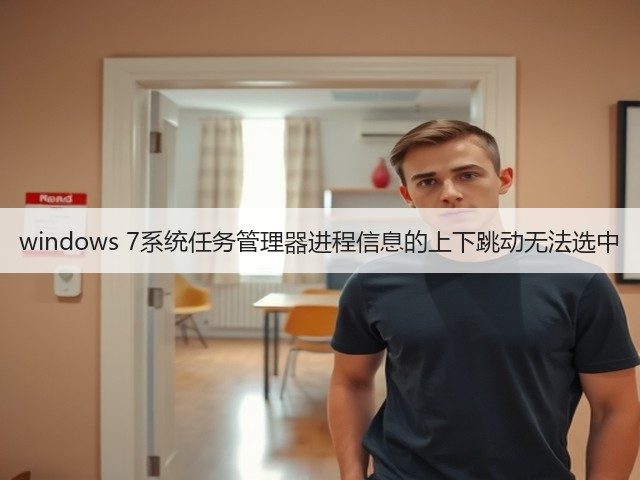 windows 7系统任务管理器进程信息的上下跳动无法选中(图2) windows 7系统任务管理器进程信息的上下跳动无法选中(图2)