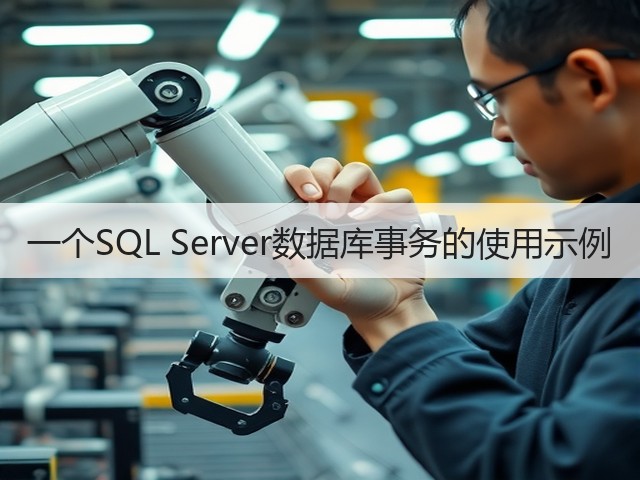 一个SQL Server数据库事务的使用示例(图2)