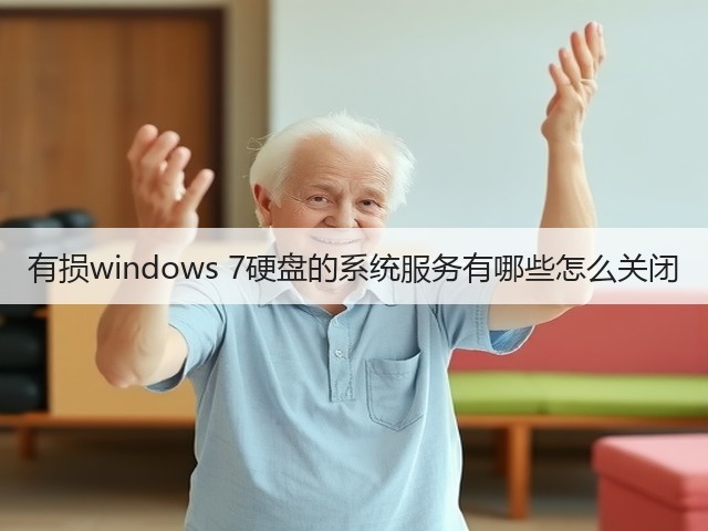 有损windows 7硬盘的系统服务有哪些怎么关闭(图1) 有损windows 7硬盘的系统服务有哪些怎么关闭(图1)
