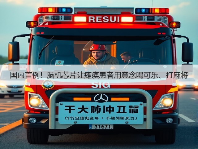 国内首例！脑机芯片让瘫痪患者用意念喝可乐、打麻将(图1)