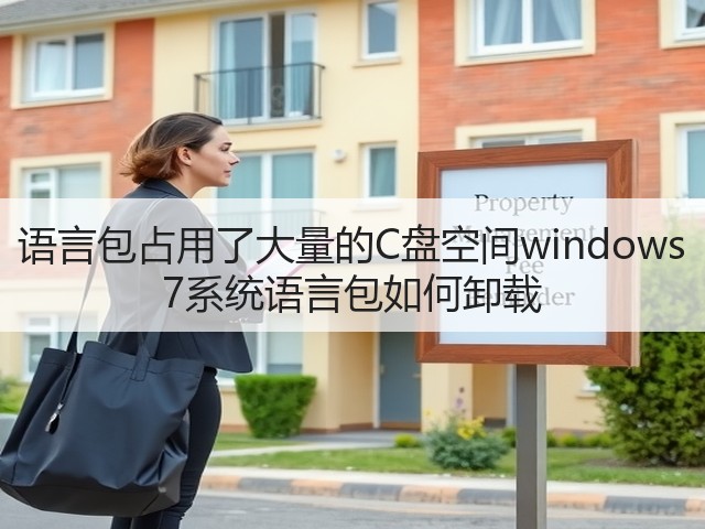 语言包占用了大量的C盘空间windows 7系统语言包如何卸载(图3) 语言包占用了大量的C盘空间windows 7系统语言包如何卸载(图3)