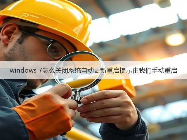 windows 7怎么关闭系统自动更新重启提示由我们手动重启(图3) windows 7怎么关闭系统自动更新重启提示由我们手动重启(图3)