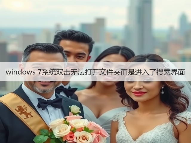windows 7系统双击无法打开文件夹而是进入了搜索界面(图2) windows 7系统双击无法打开文件夹而是进入了搜索界面(图2)