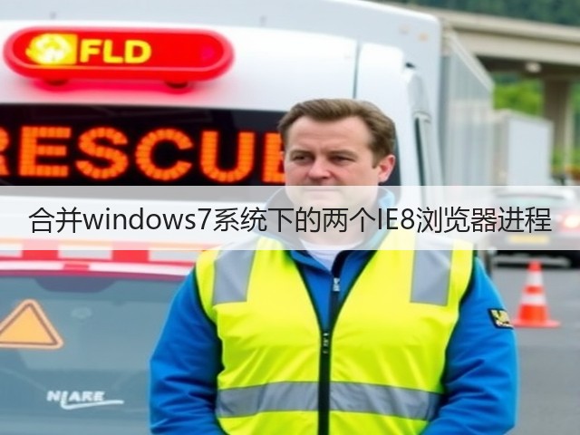 合并windows7系统下的两个IE8浏览器进程(图2)