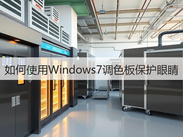 如何使用Windows7调色板保护眼睛(图1) 如何使用Windows7调色板保护眼睛(图1)