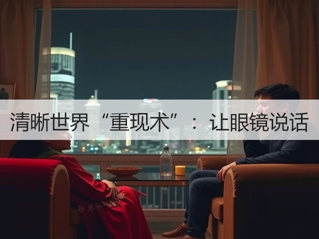 清晰世界“重现术”:让眼镜说话(图1) 清晰世界“重现术”:让眼镜说话(图1)