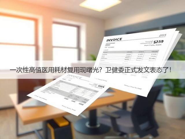 一次性高值医用耗材复用现曙光?卫健委正式发文表态了!(图3) 一次性高值医用耗材复用现曙光?卫健委正式发文表态了!(图3)