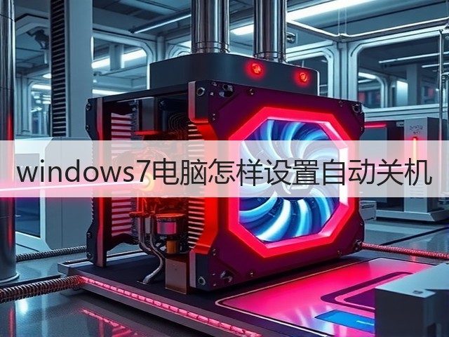 windows7电脑怎样设置自动关机(图1) windows7电脑怎样设置自动关机(图1)