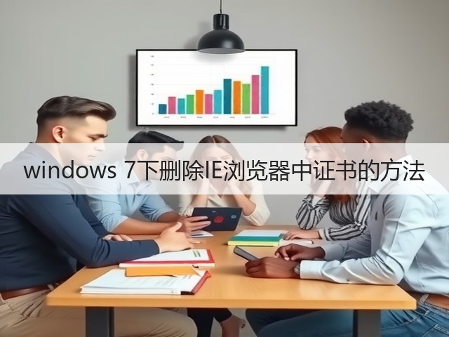 windows 7下删除IE浏览器中证书的方法(图2) windows 7下删除IE浏览器中证书的方法(图2)