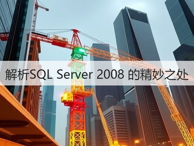 解析SQL Server 2008 的精妙之处(图3) 解析SQL Server 2008 的精妙之处(图3)