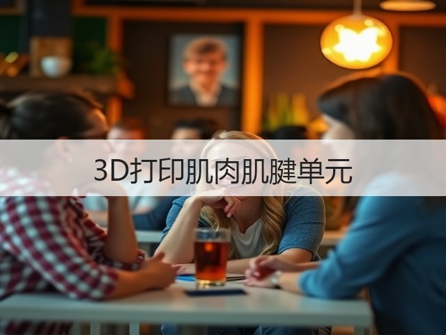 3D打印肌肉肌腱单元(图3)