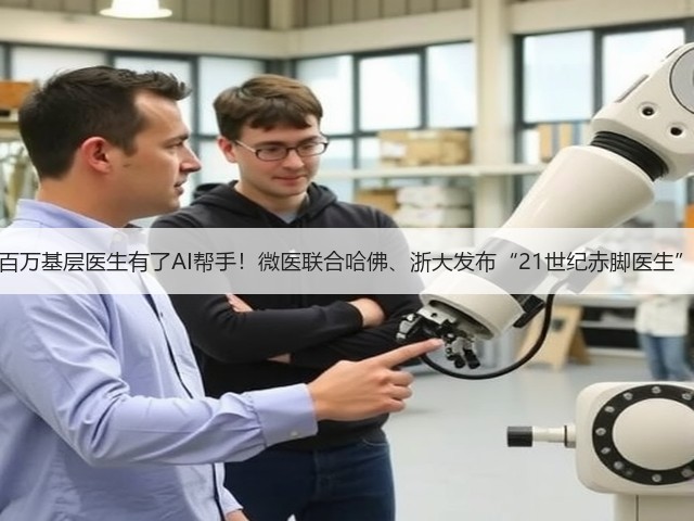 百万基层医生有了AI帮手!微医联合哈佛、浙大发布“21世纪赤脚医生”(图3) 百万基层医生有了AI帮手!微医联合哈佛、浙大发布“21世纪赤脚医生”(图3)